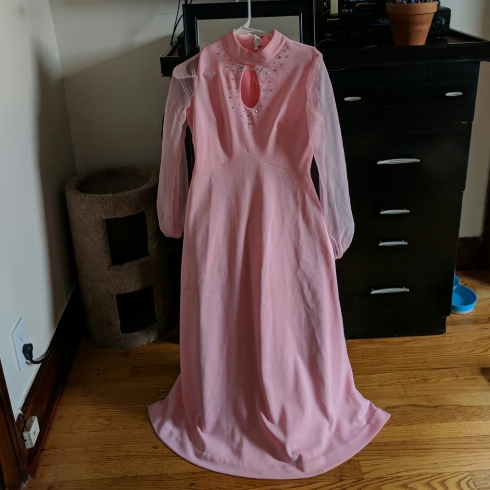Vintage pink ballgown